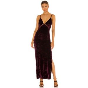 NWT Free People Low Key Crushin’ Velvet Dress sz L
